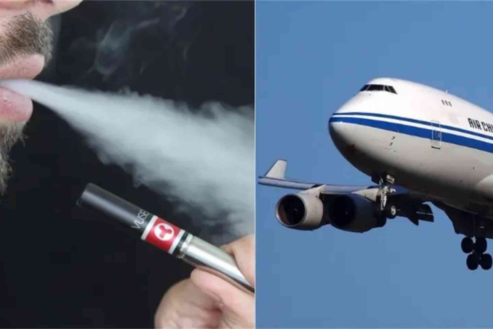 Vaping On a Plane Fine