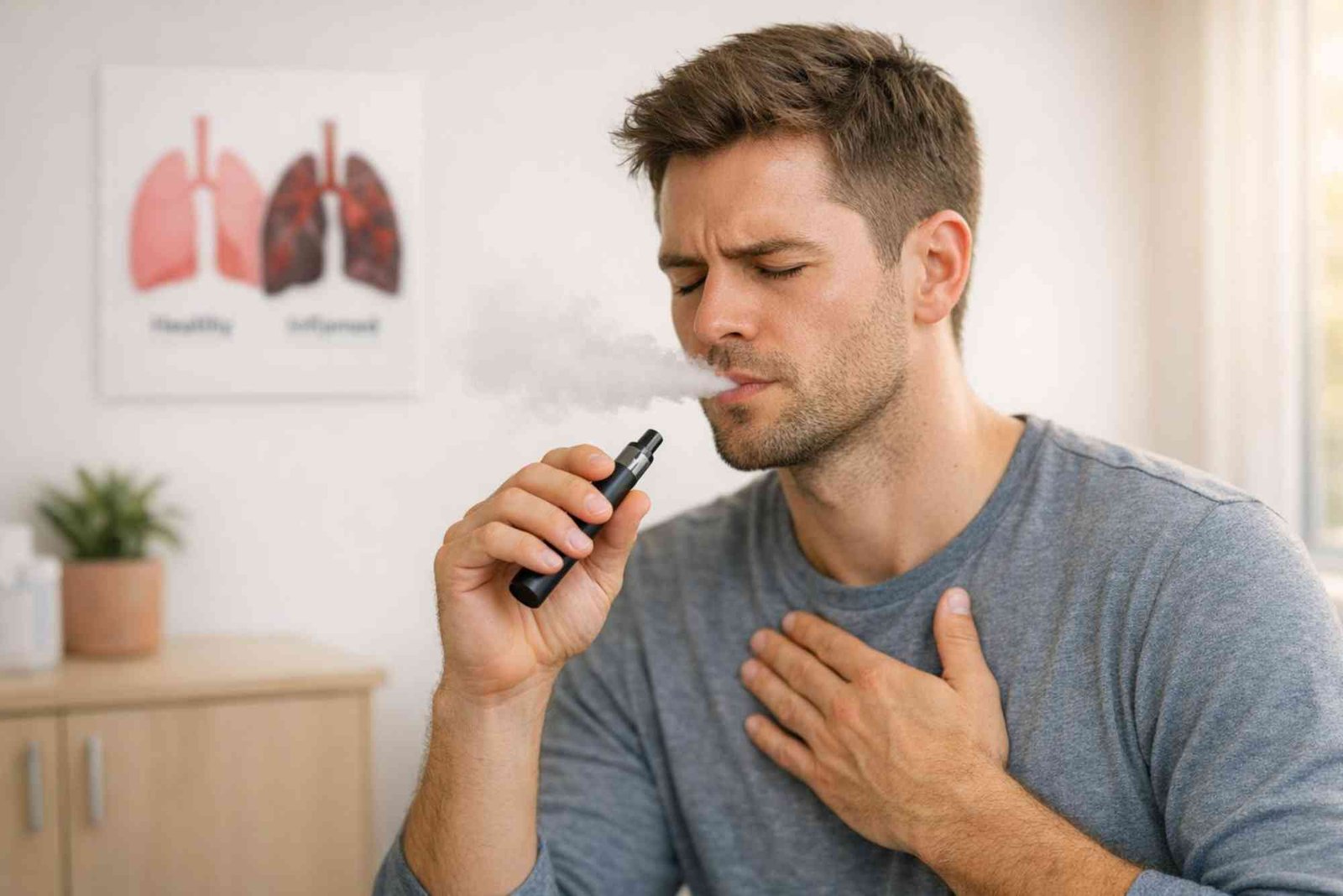 How To Get Rid Of Chest Pain From Vaping UK simple Answers and practical tips