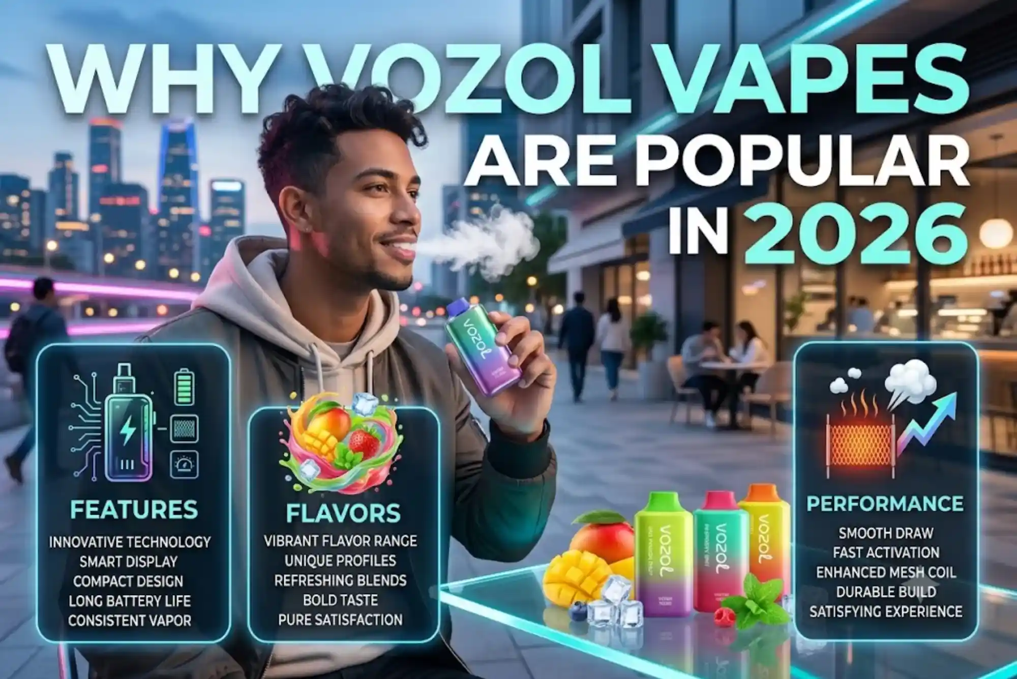 Why Vozol Vapes Are Popular in 2026 Features, Flavors, and Performance